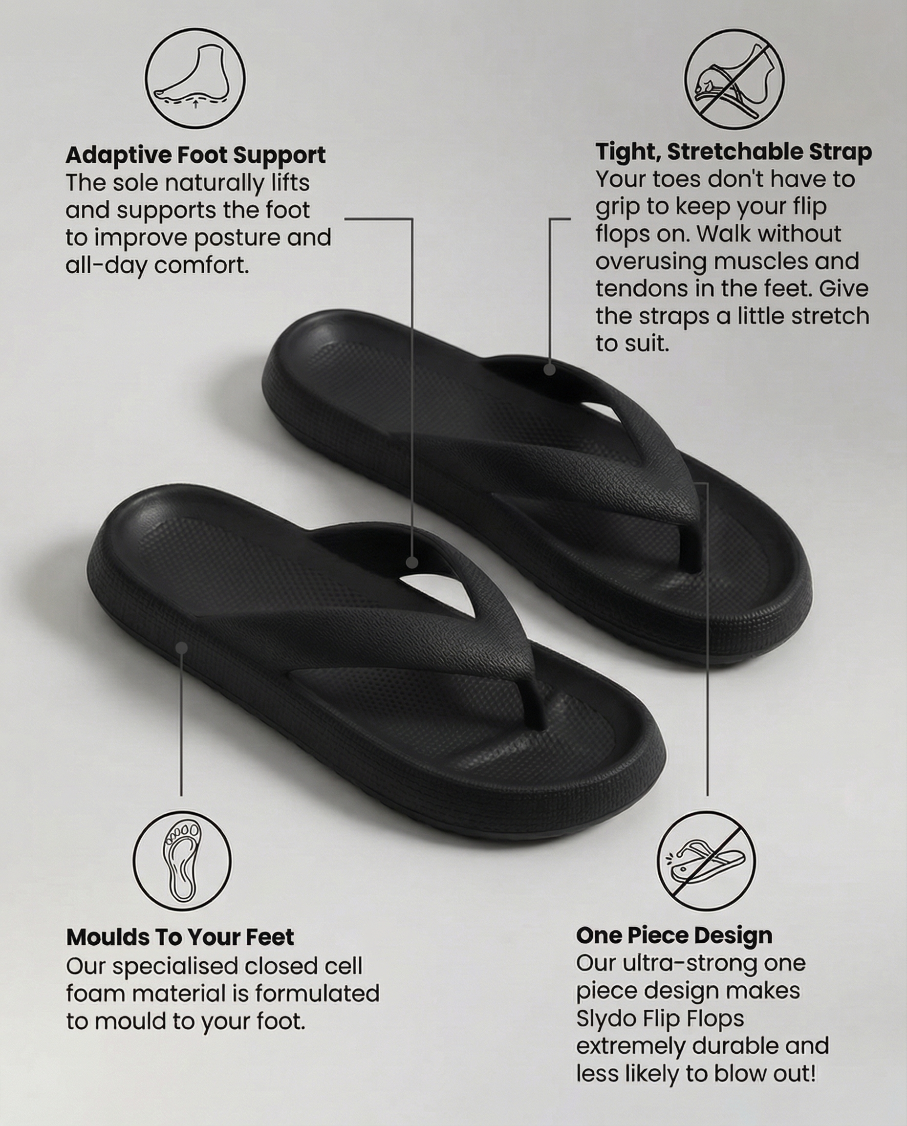 SLYDO™  FLIP FLOPS