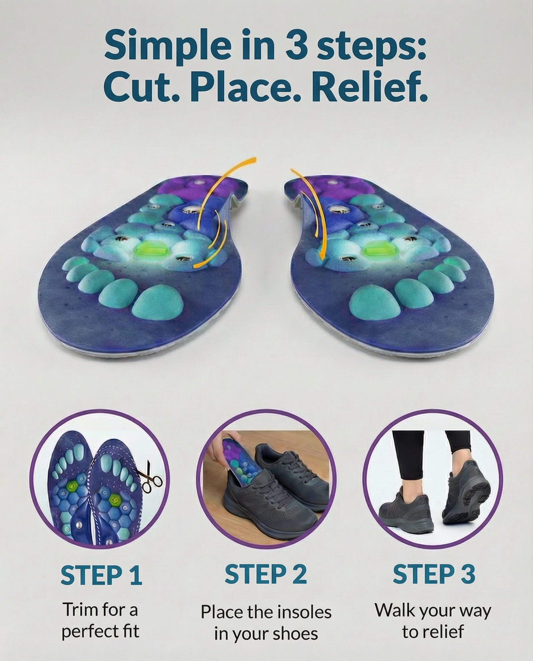 SEMELLES MAGNÉTIQUES ORTHOZEN™