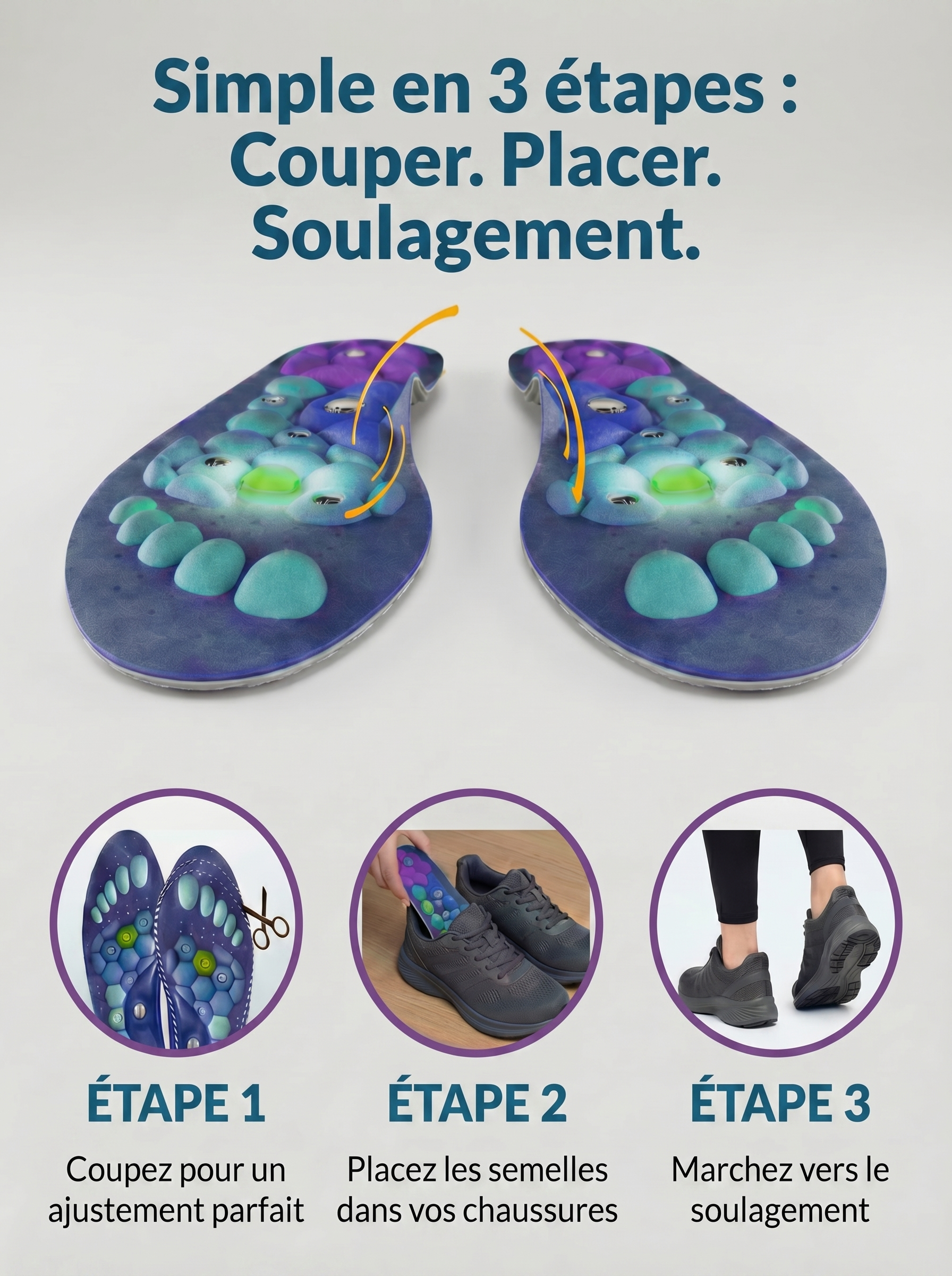 SEMELLES MAGNÉTIQUES ORTHOZEN™