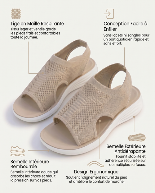 BEIGE - SANDALES ALLURE