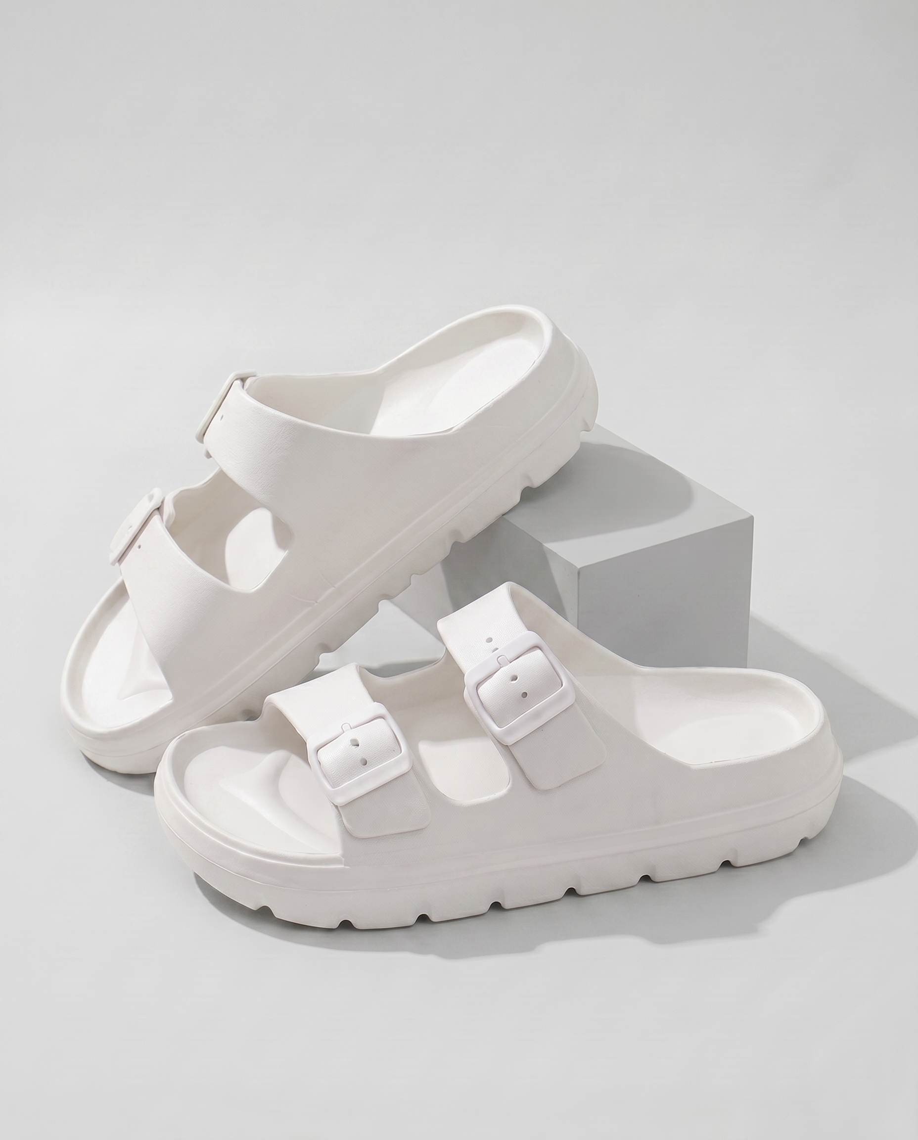 BLANC - ALOHA CLAQUETTES