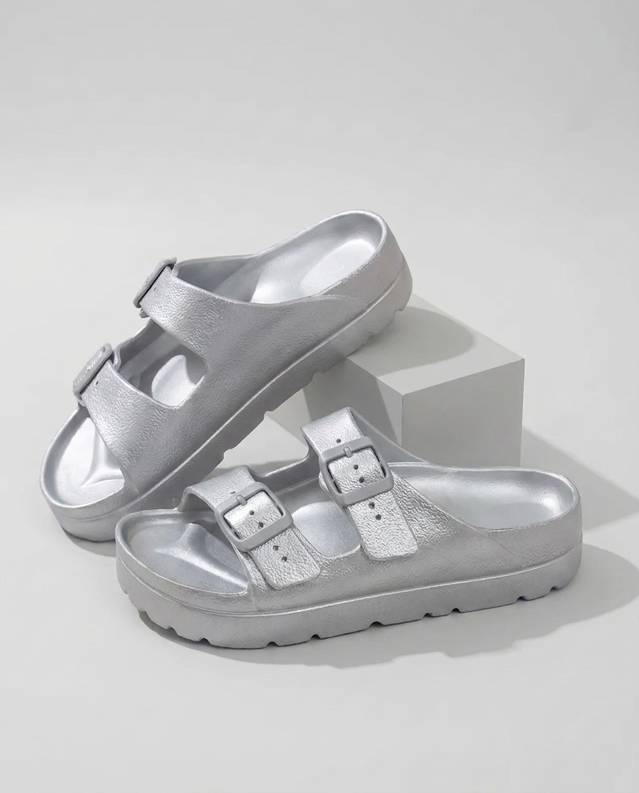 ARGENT -  ALOHA CLAQUETTES