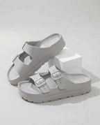 GRIS - ALOHA CLAQUETTES