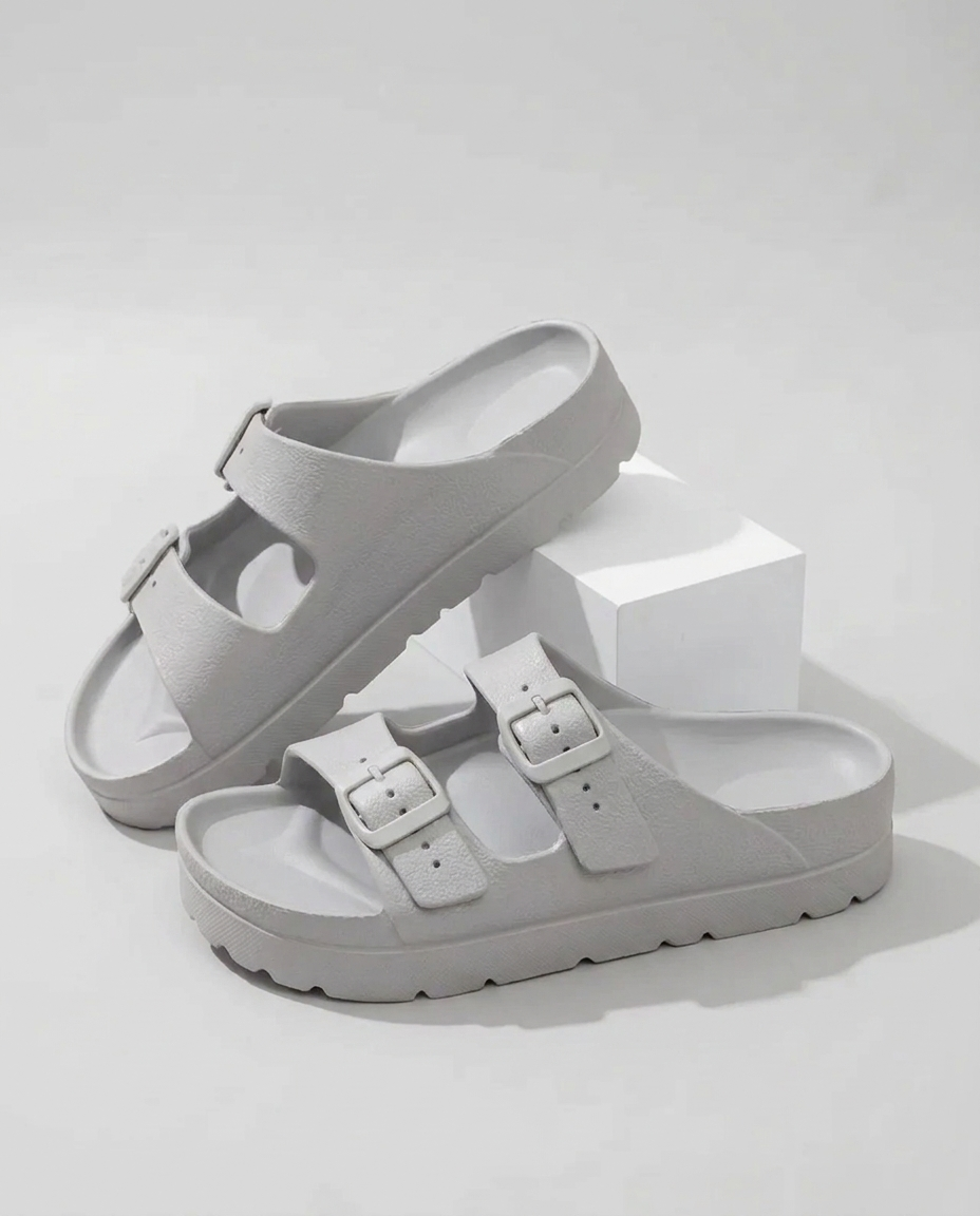 GRIS - ALOHA CLAQUETTES