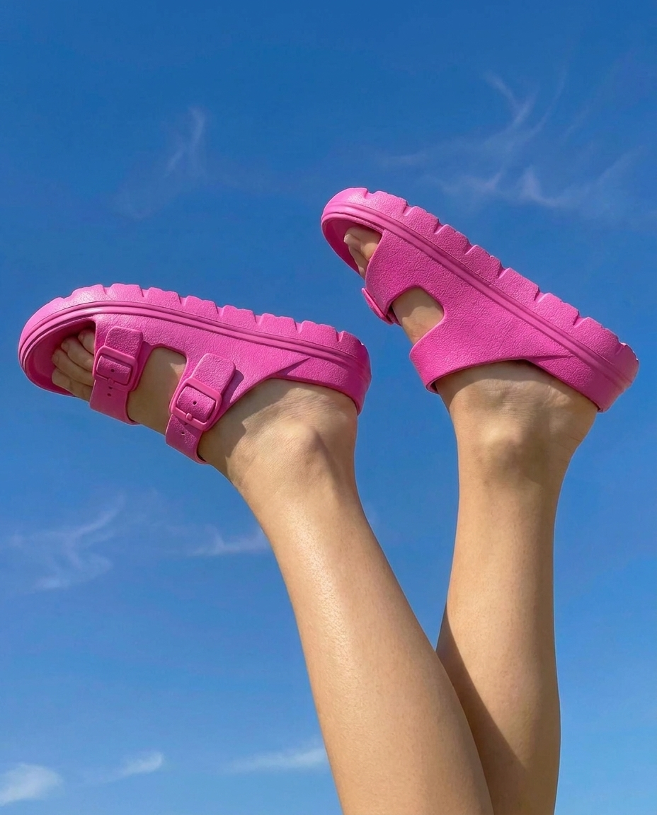 FUSCHIA - ALOHA CLAQUETTES