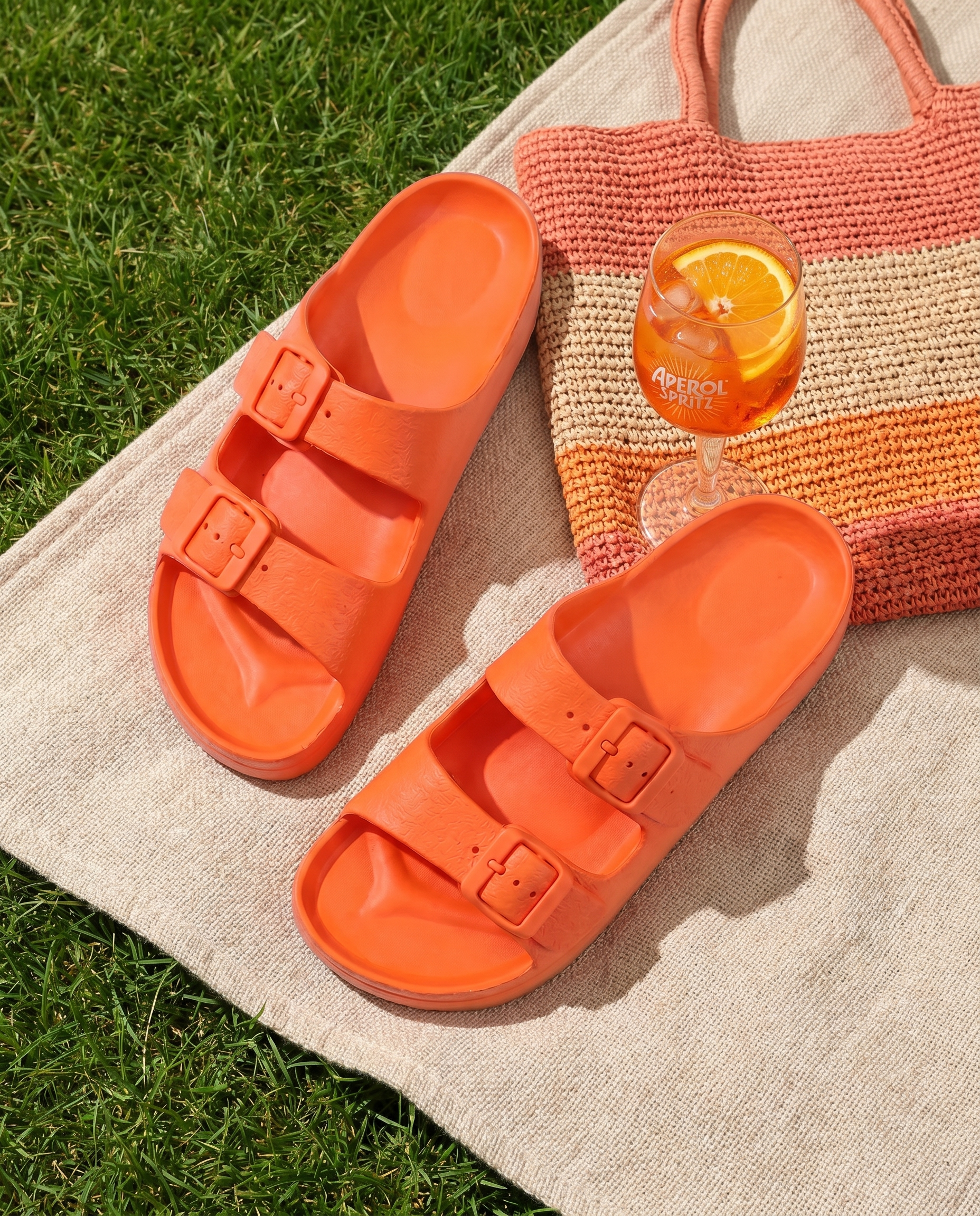 ORANGE - ALOHA CLAQUETTES