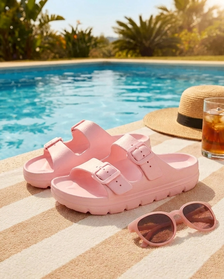 ROSE - ALOHA CLAQUETTES