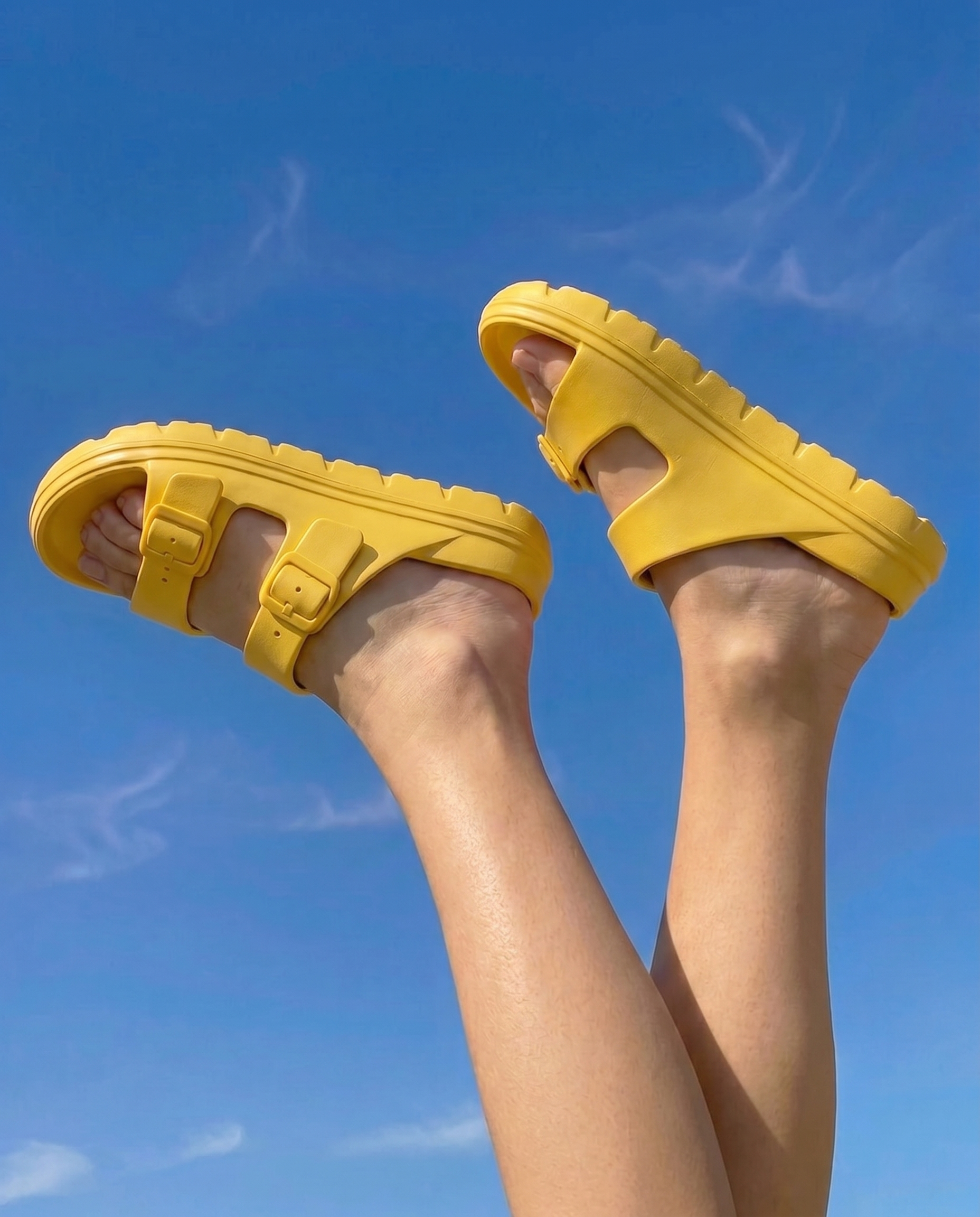 JAUNE - ALOHA CLAQUETTES