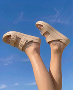 BEIGE - ALOHA CLAQUETTES