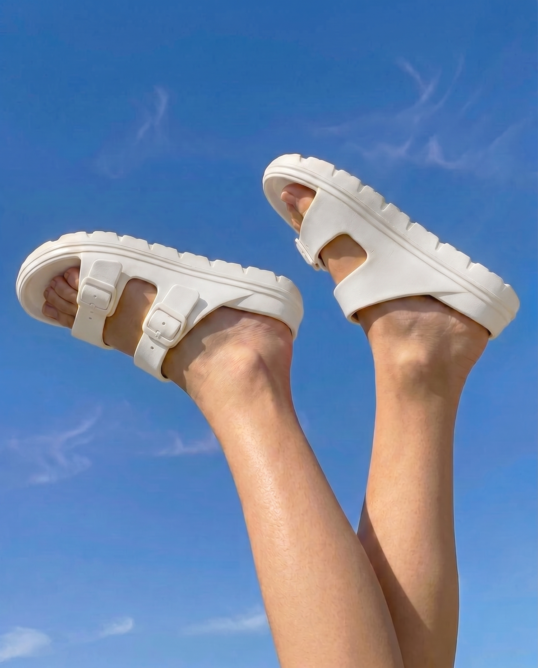 BLANC - ALOHA CLAQUETTES