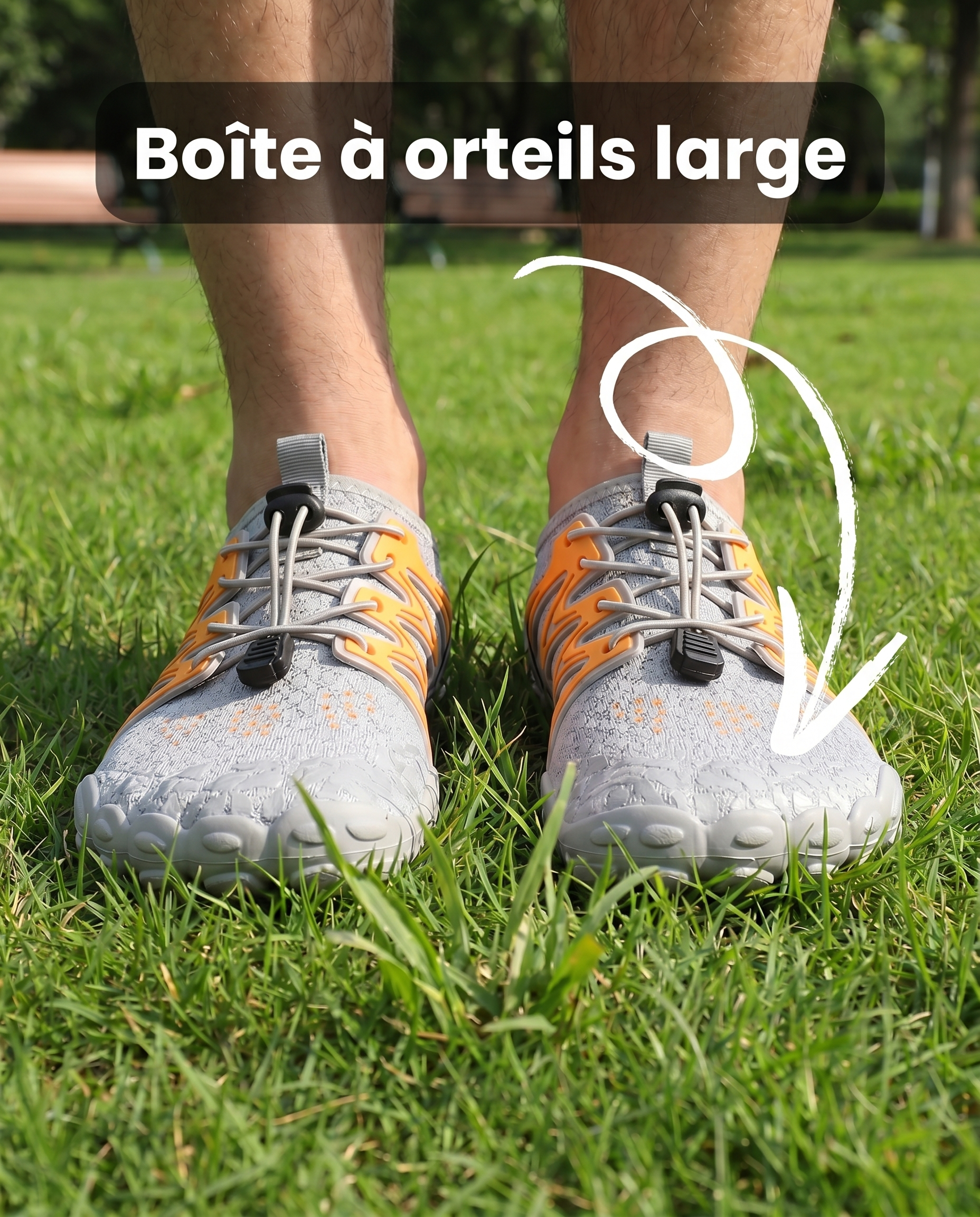 GRIS - CHAUSSURES MINIMALISTES PURESTEP
