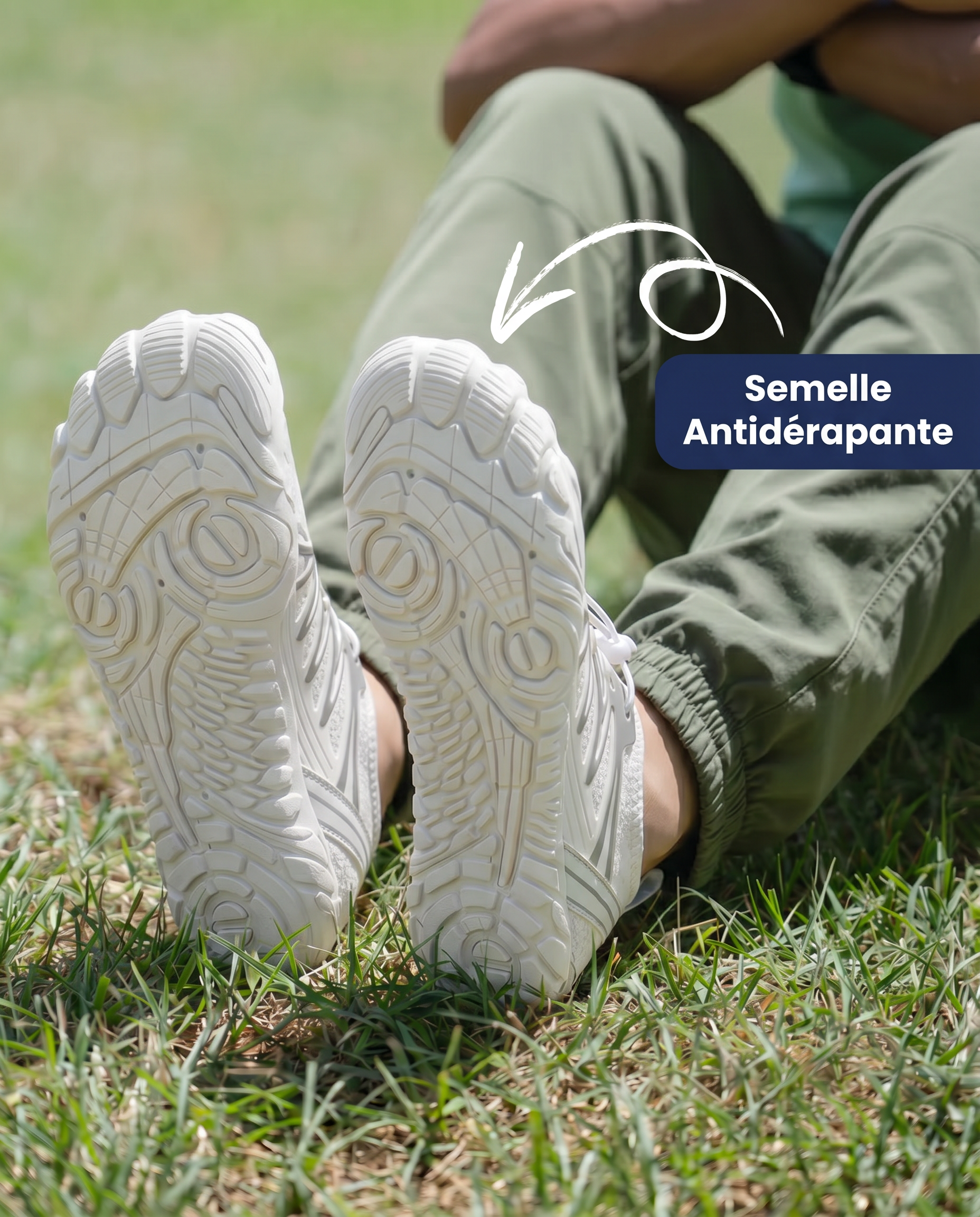 BLANC - CHAUSSURES BAREFOOT PURESTEP