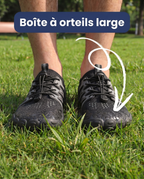 NOIR - CHAUSSURES BAREFOOT PURESTEP