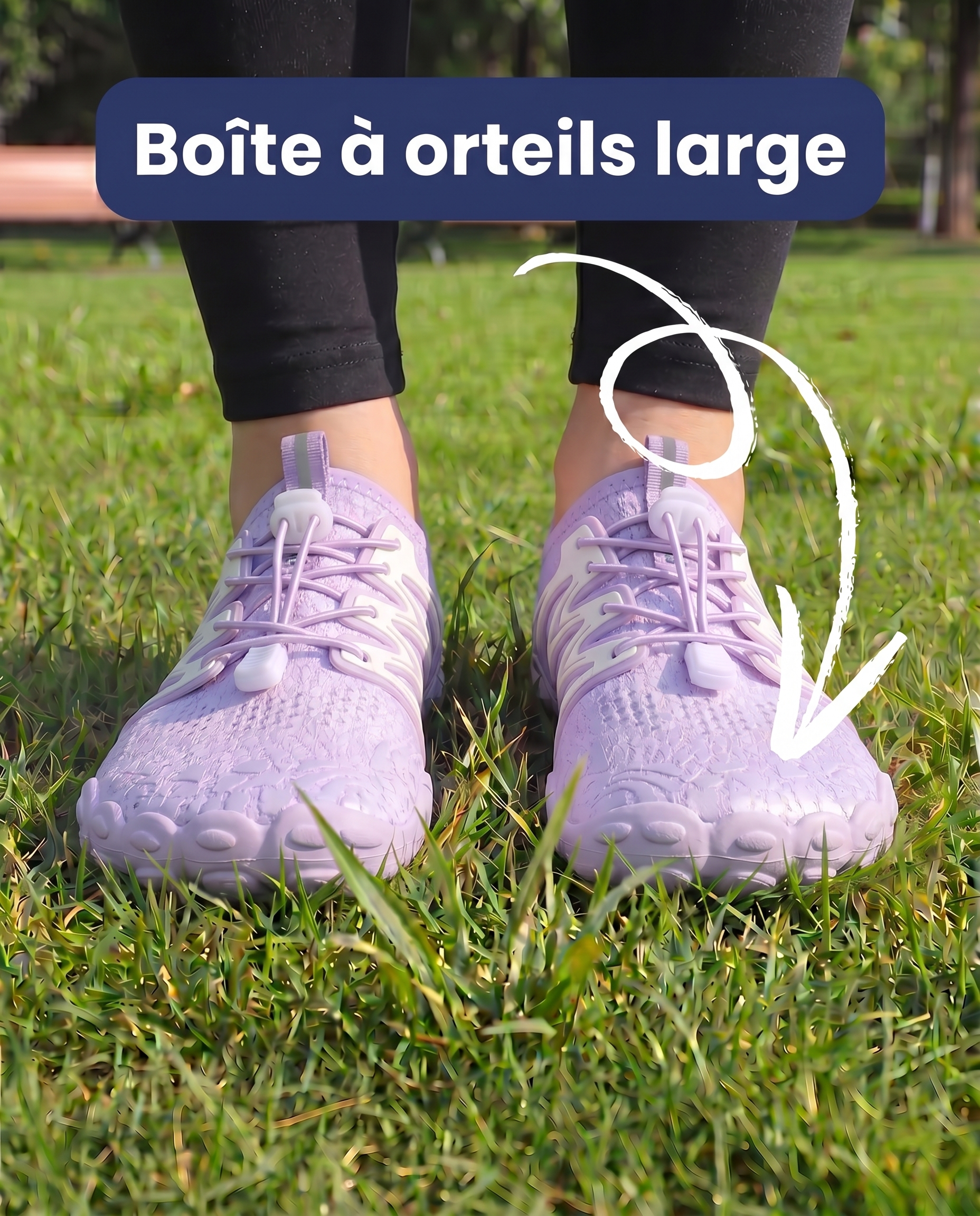 VIOLET - CHAUSSURES PIEDS NUS PURESTEP