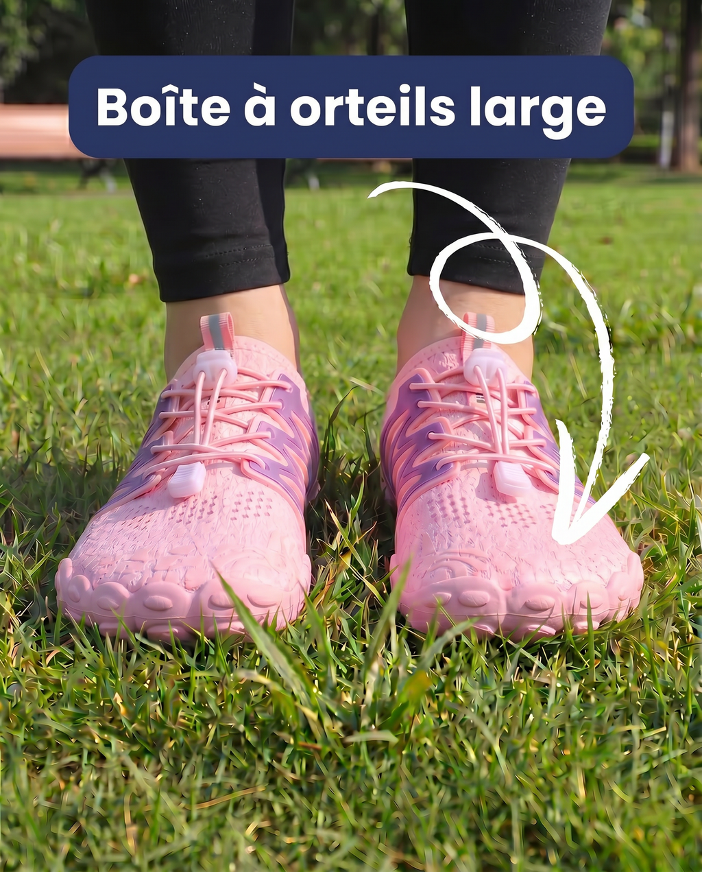 ROSE - CHAUSSURES BAREFOOT PURESTEP
