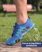 BLEU - CHAUSSURES BAREFOOT PURESTEP