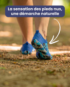 BLEU - CHAUSSURES BAREFOOT PURESTEP