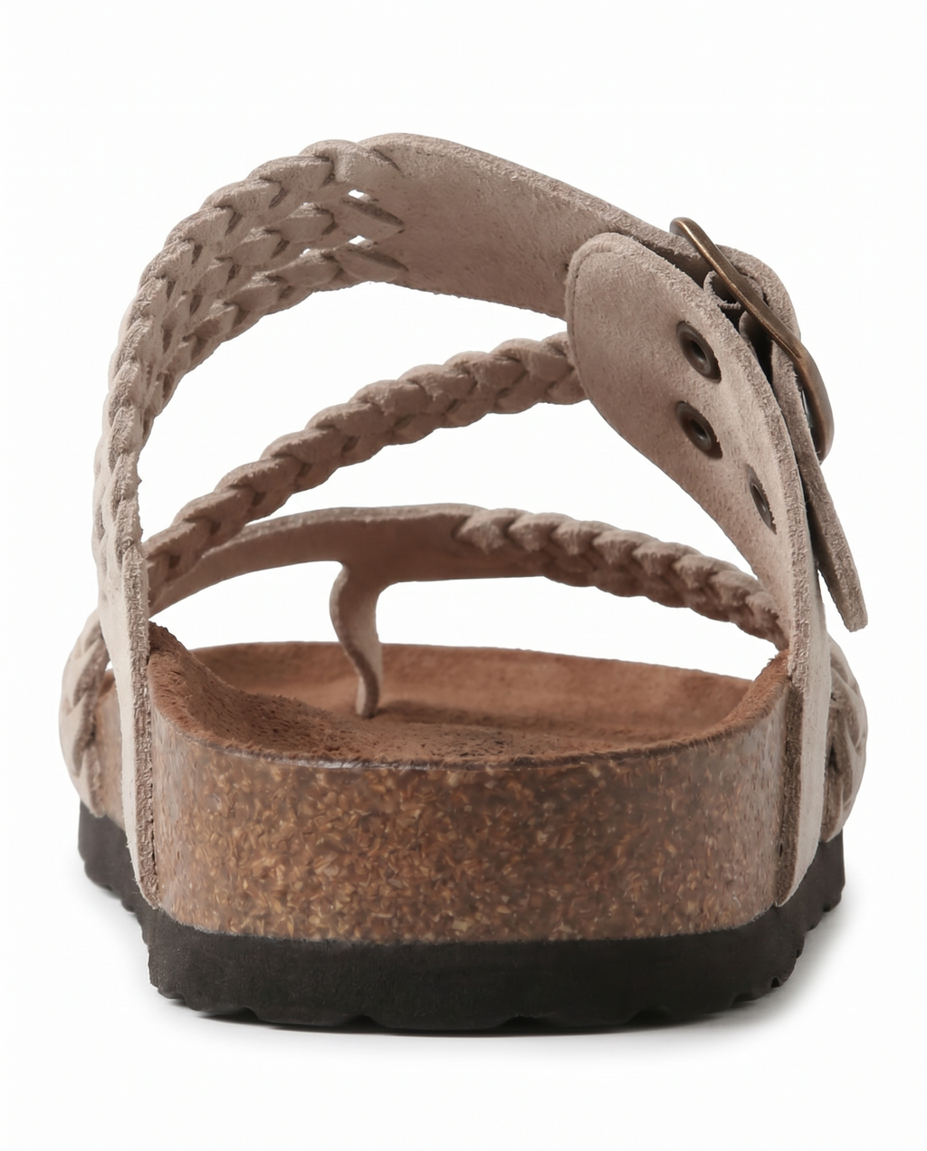 BEIGE - SANDALES TRESSÉES TULUM