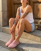 ROSE - Sabots en daim ORIGINAL 
