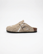 Beige - Sabots en daim ORIGINAL