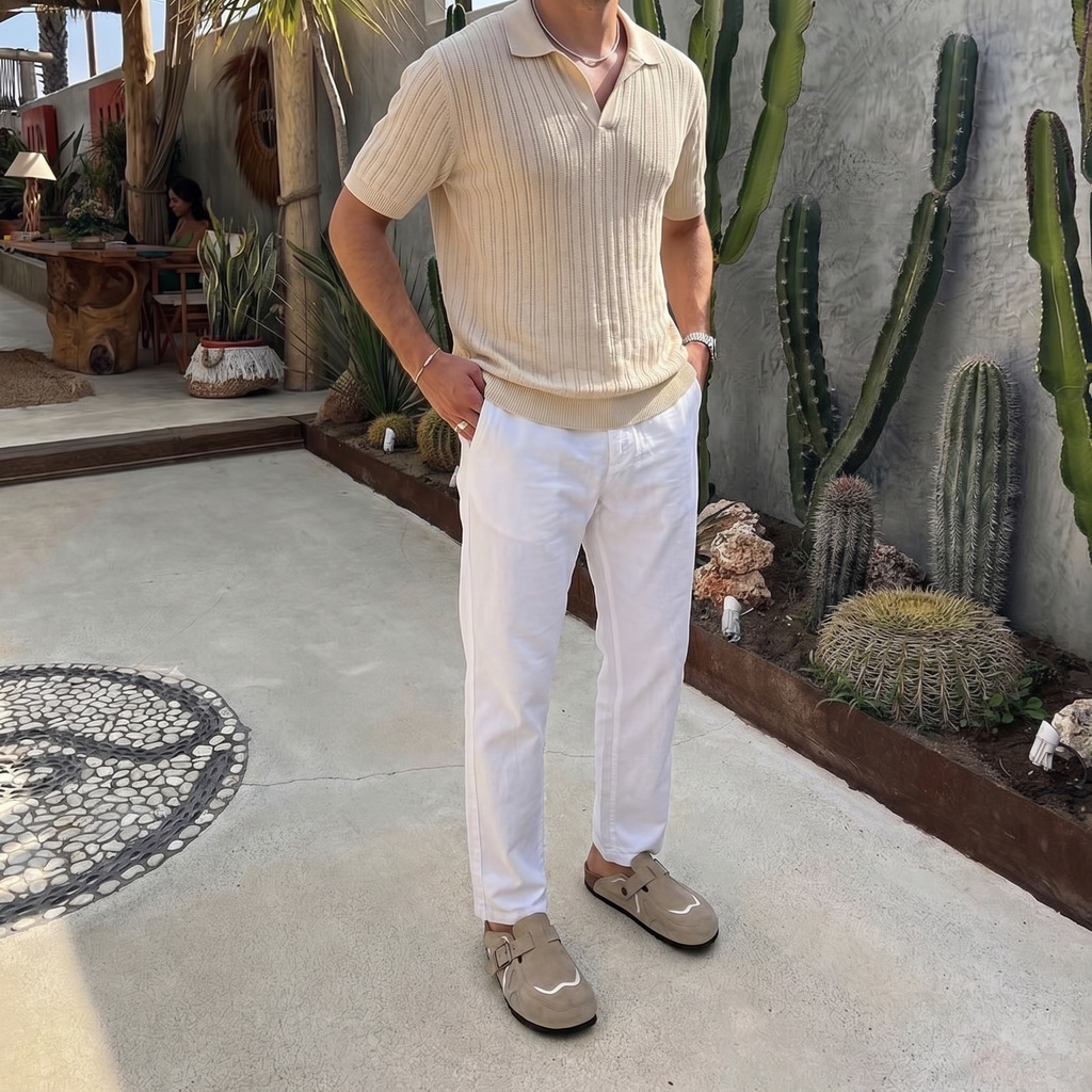 Beige - Sabots en daim ORIGINAL