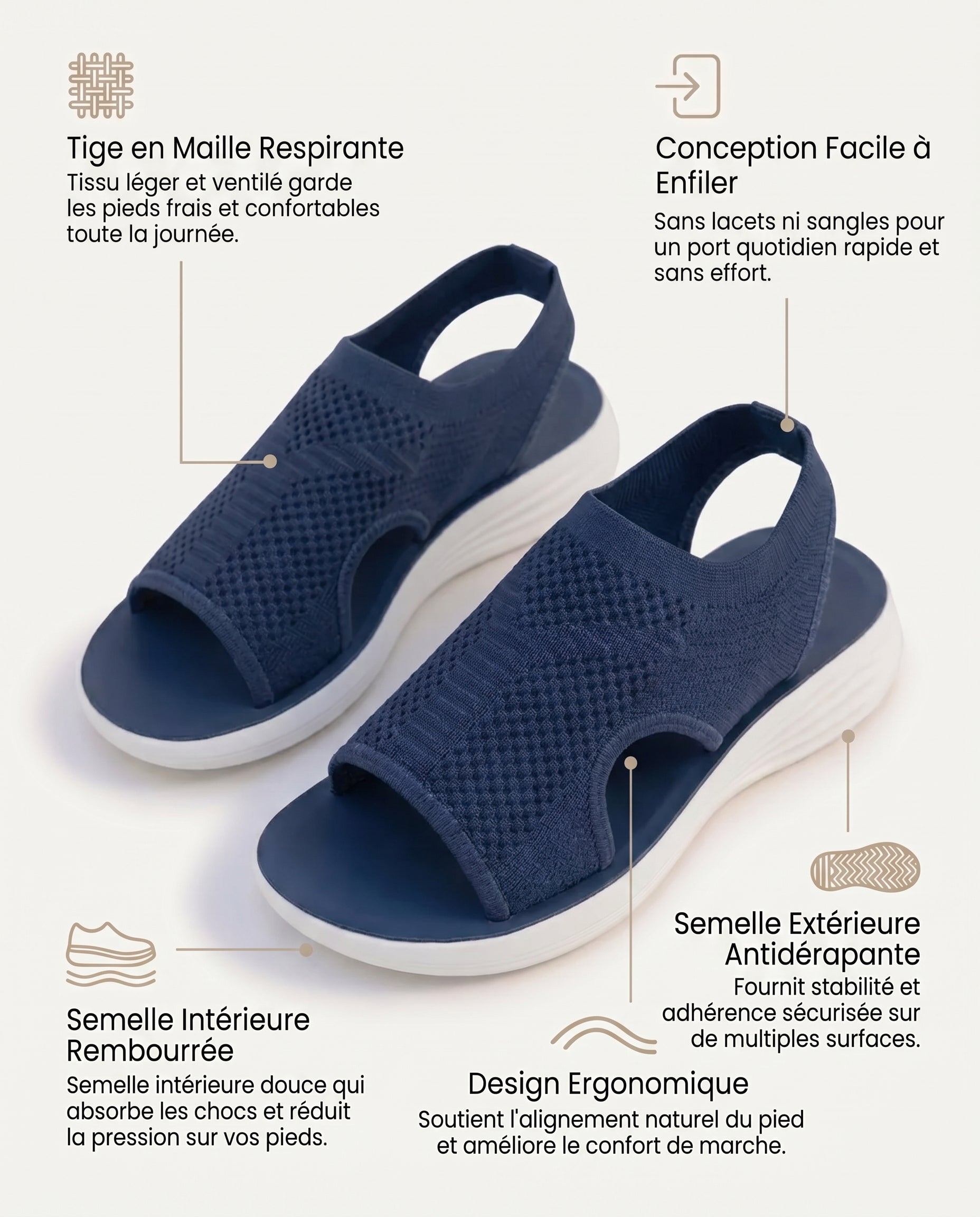NAVY - SANDALES ALLURE