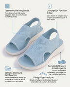 bleu clair - SANDALES ALLURE