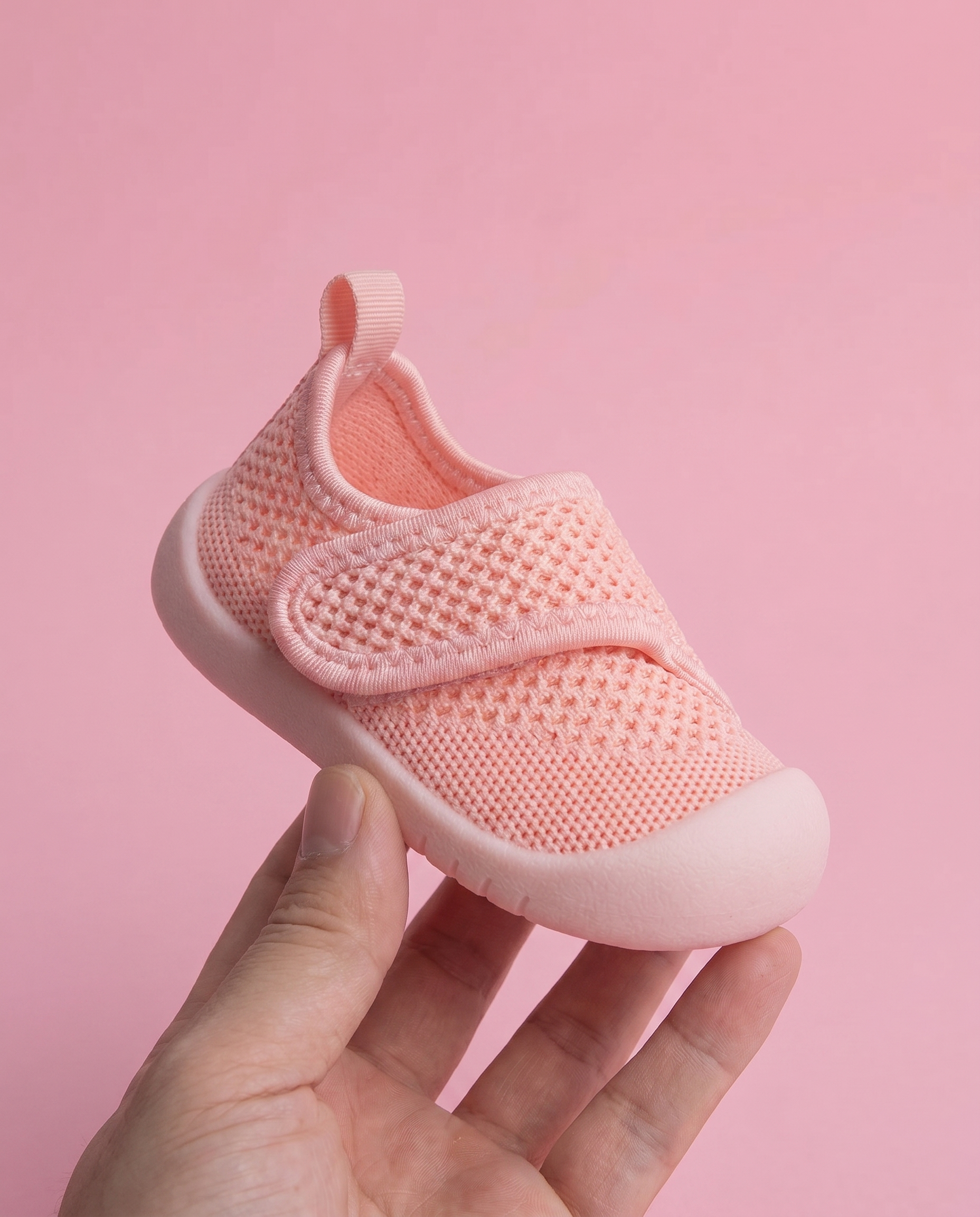 ROSE - CHAUSSURES PREMIERS PAS À SCRATCH LITTLESTEPS™