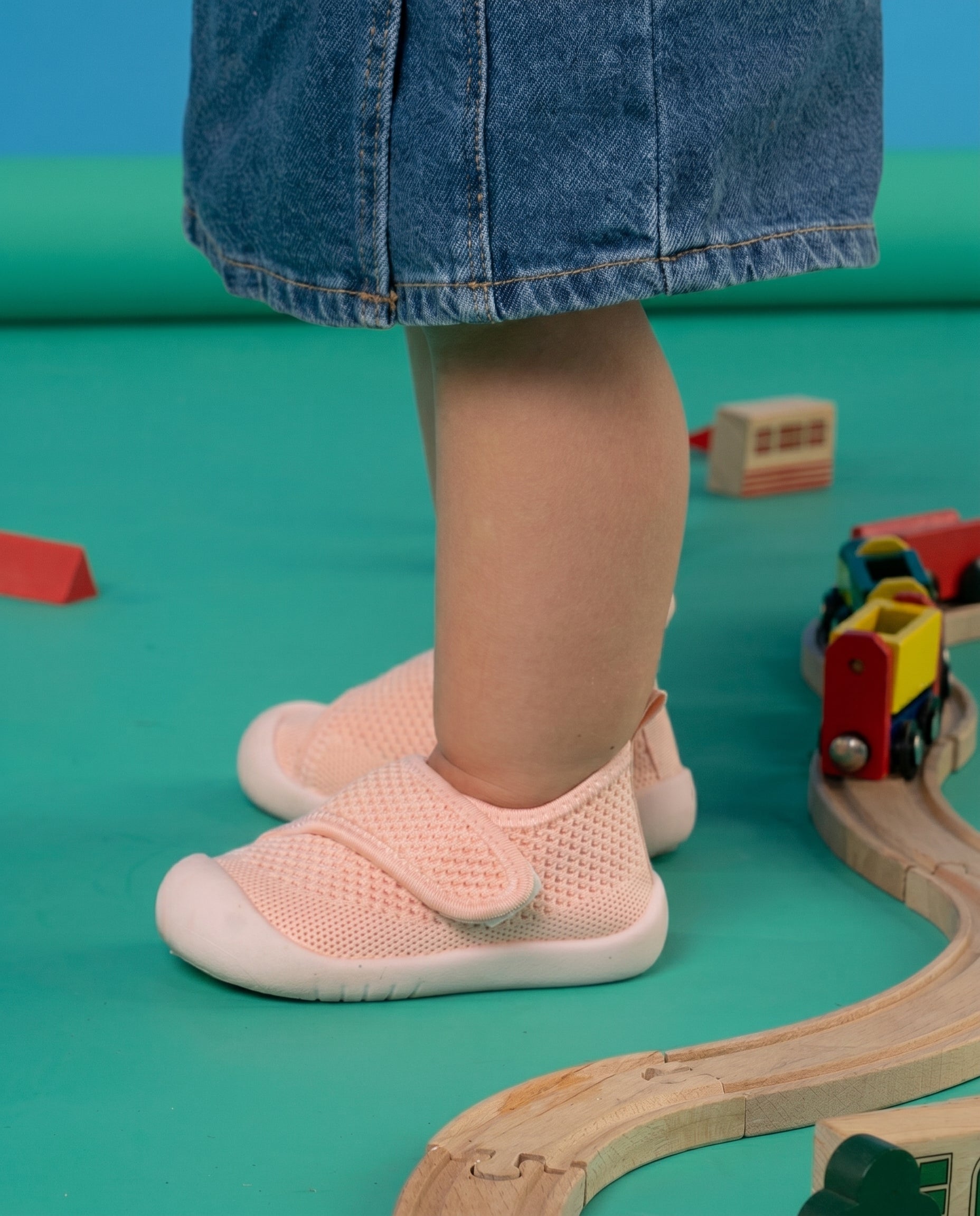 ROSE - CHAUSSURES PREMIERS PAS À SCRATCH LITTLESTEPS™