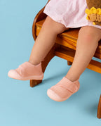 ROSE - CHAUSSURES PREMIERS PAS À SCRATCH LITTLESTEPS™