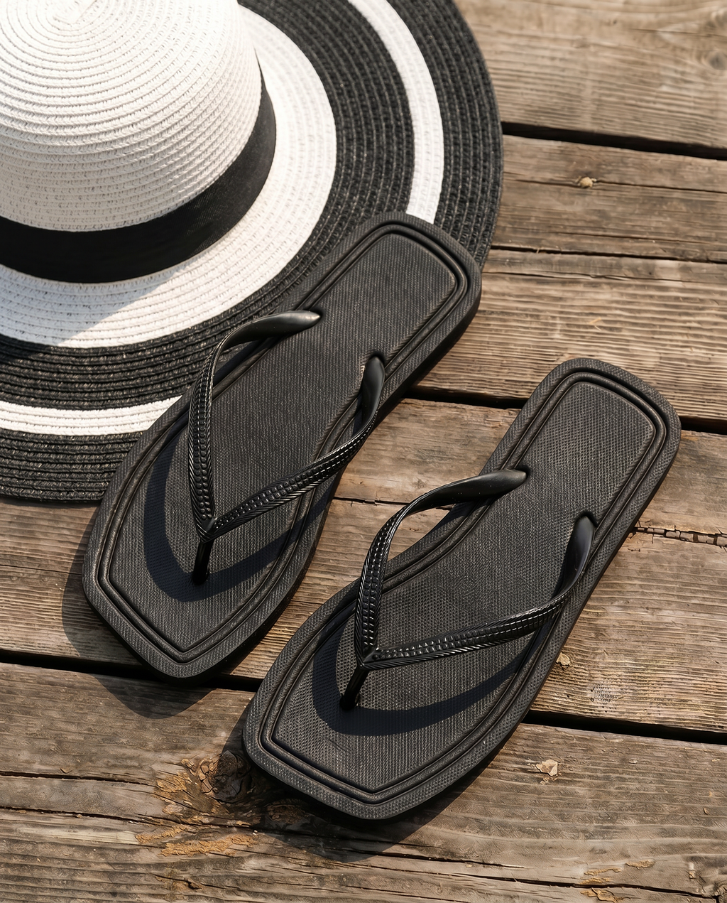 BLACK - Island Elegance Flipflops