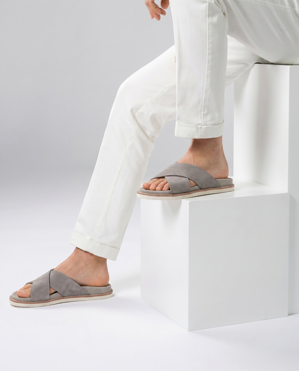 GRAY - Aurélien SANDALS