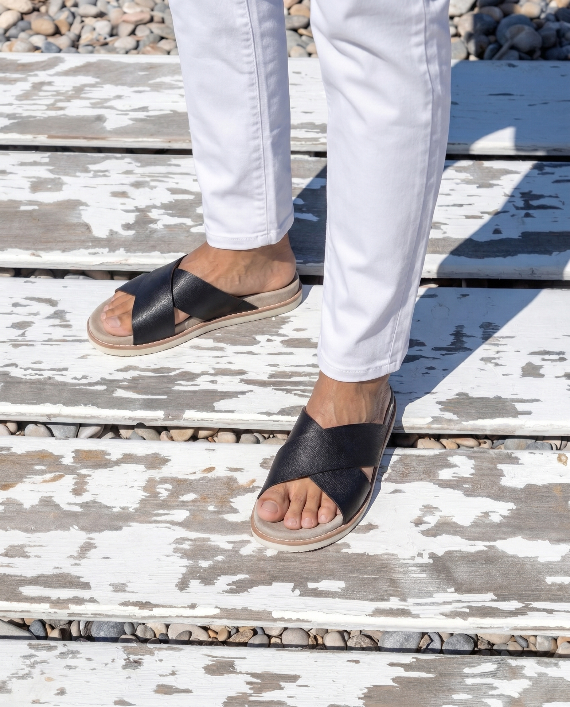 BLACK - Aurélien SANDALS