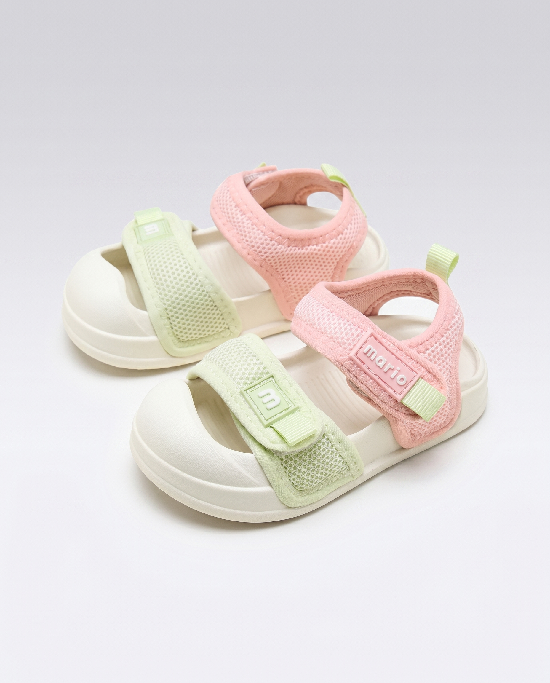 PINK/GREEN - MARIO SANDALS