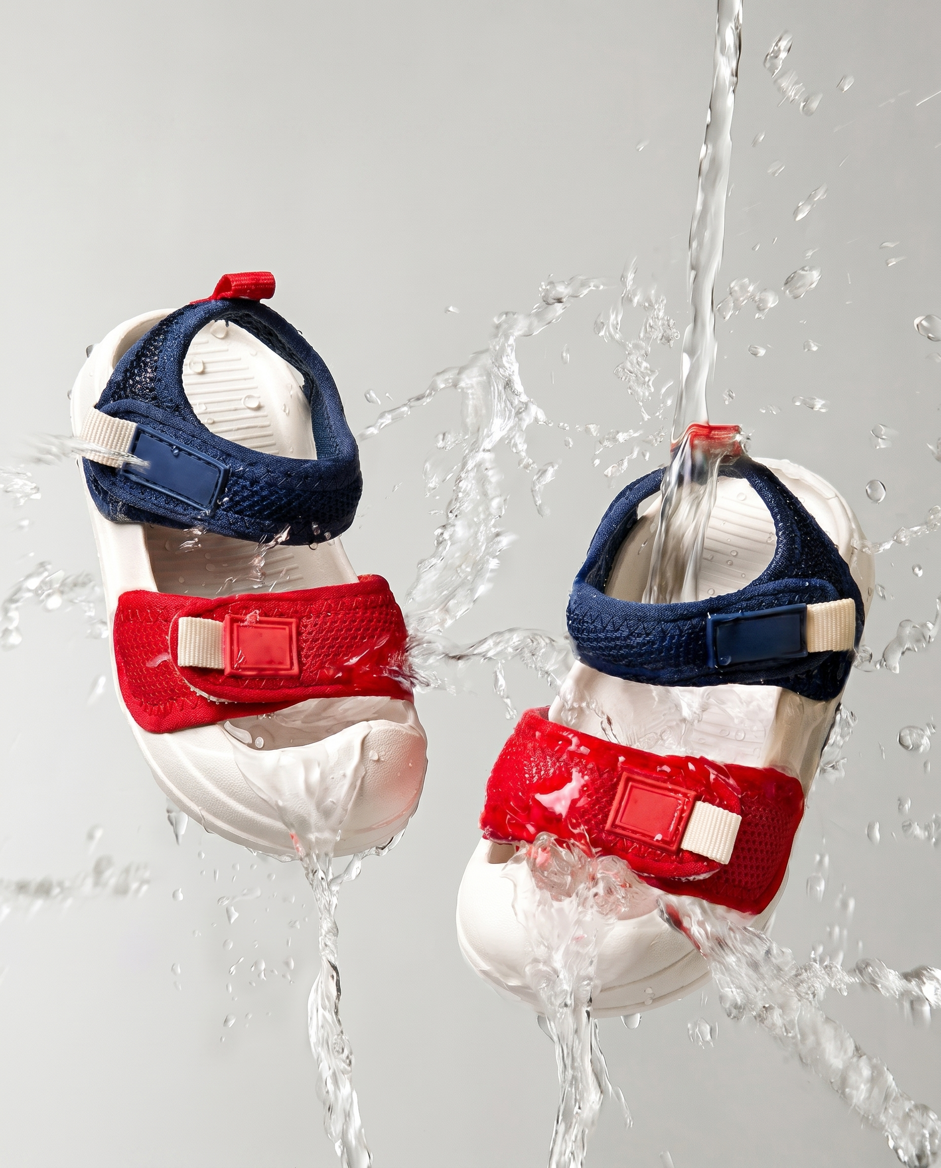 RED/BLUE - MARIO SANDALS