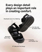 BLACK - MARIO SANDALS