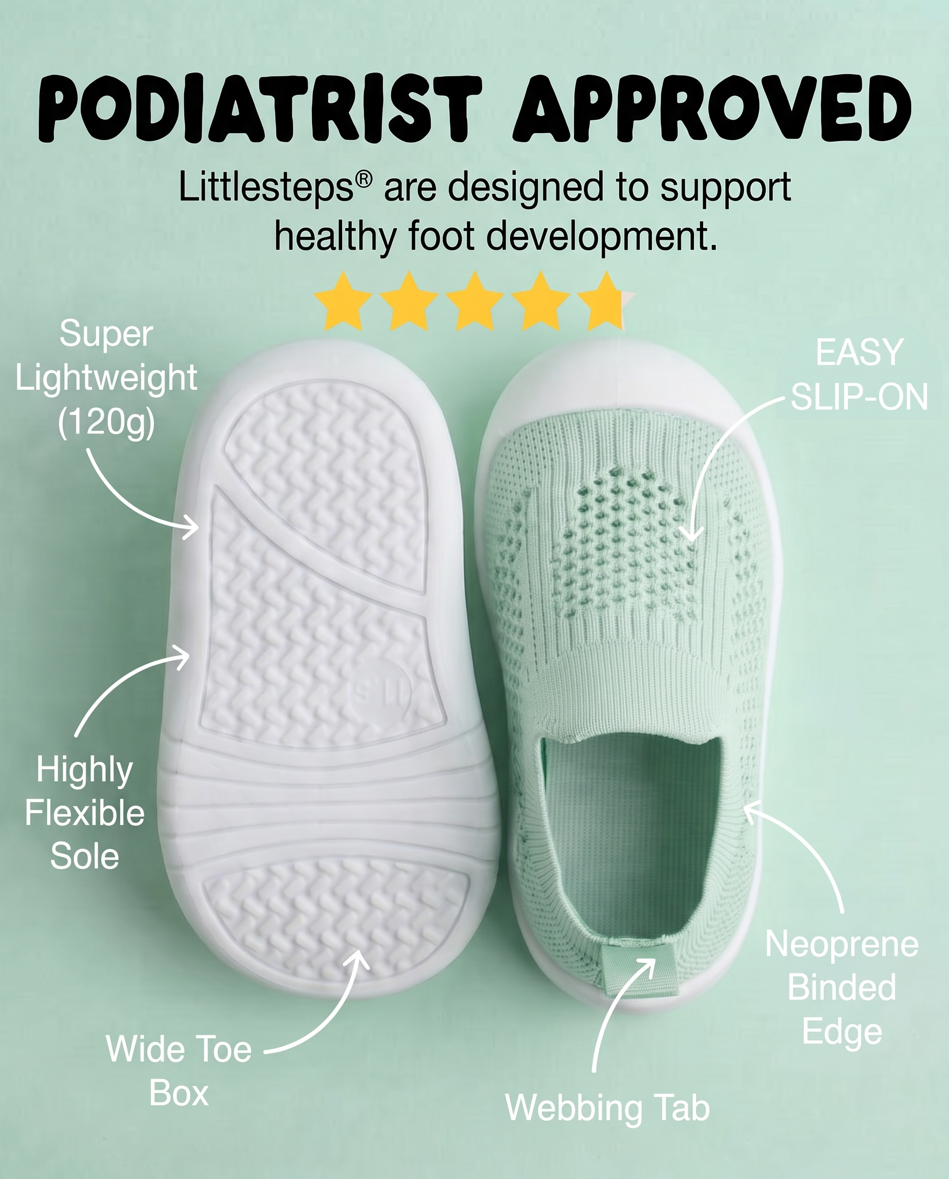 GREEN - LITTLESTEPS™ WALKERS