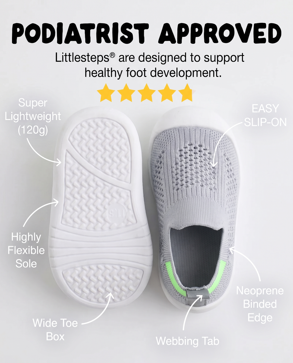GRAY - LITTLESTEPS™ WALKERS
