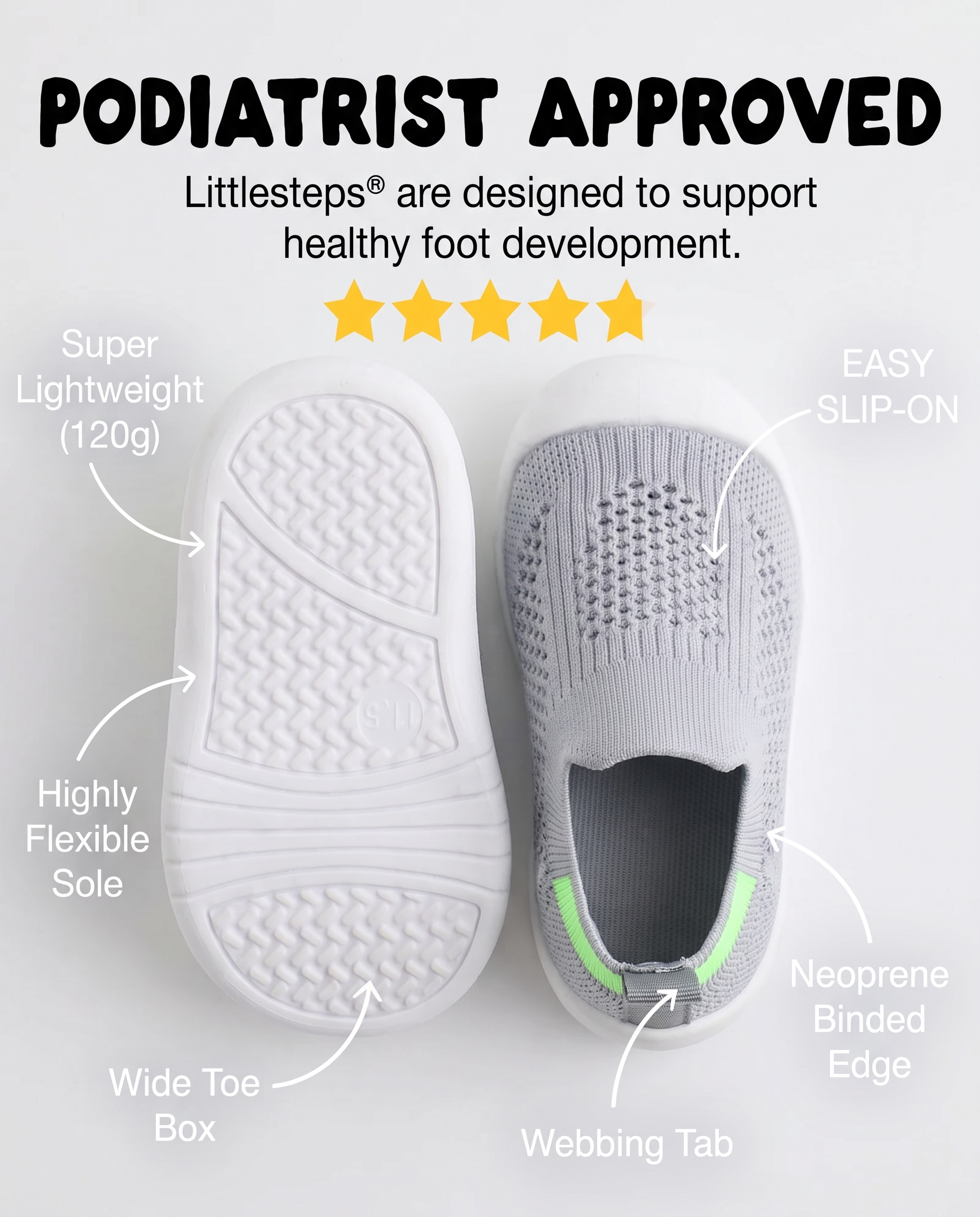 GRAY - LITTLESTEPS™ WALKERS