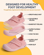PINK - LITTLESTEPS™ VELCRO WALKERS