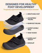 BLACK - LittleSteps™ VELCRO WALKERS