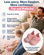 PINK - LITTLESTEPS™ VELCRO WALKERS