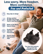 BLACK - LittleSteps™ VELCRO WALKERS