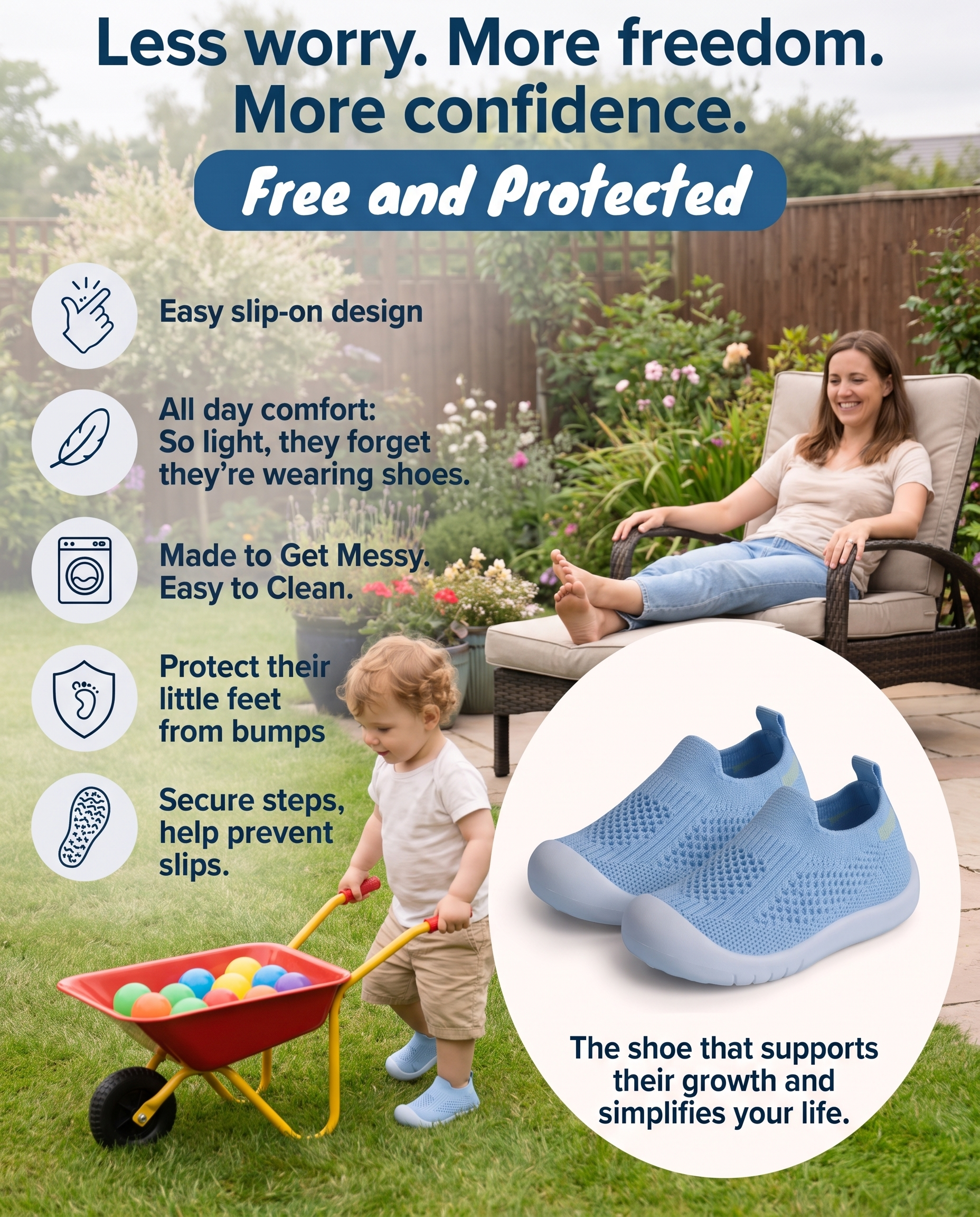BLUE - LITTLESTEPS™ WALKERS