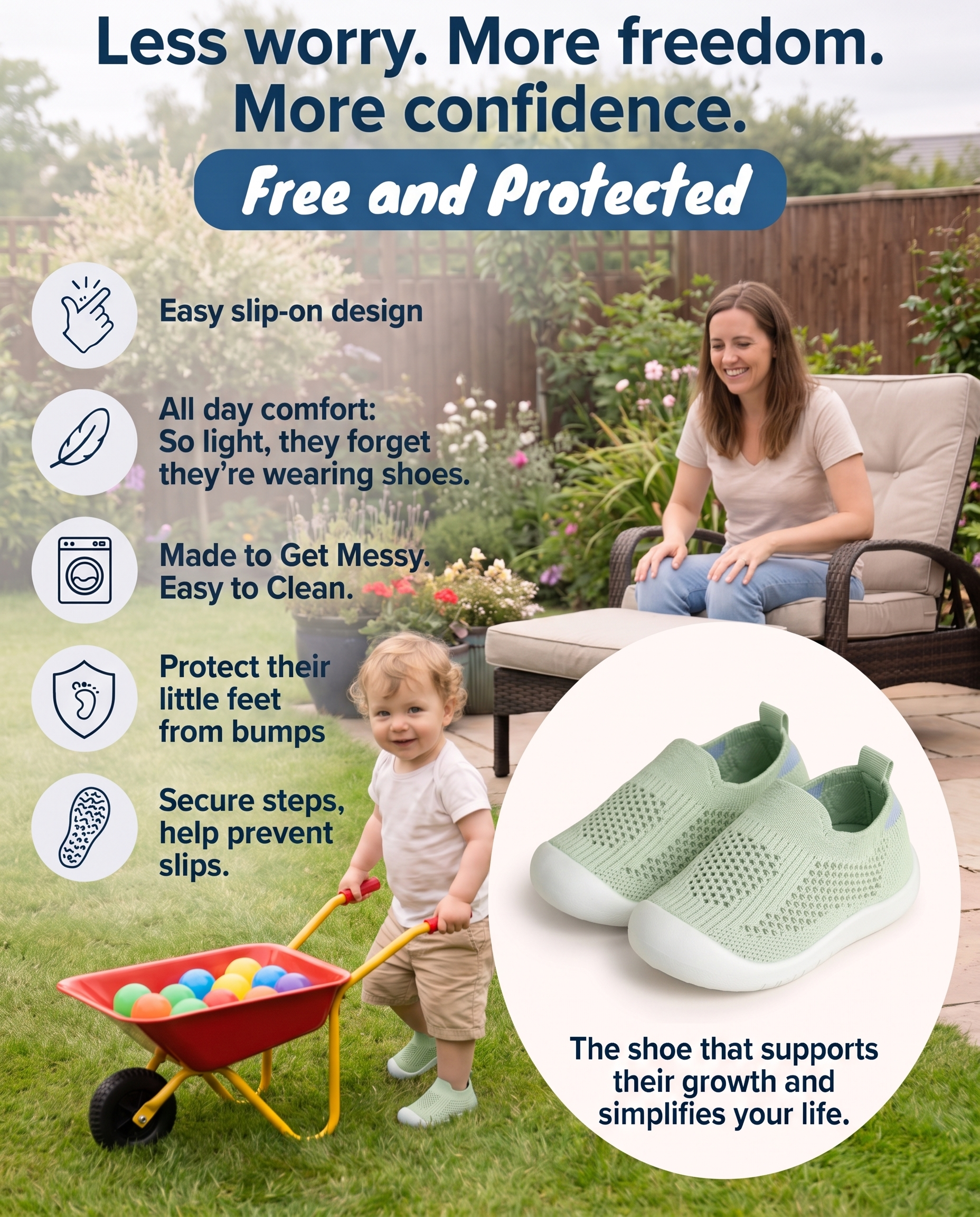 GREEN - LITTLESTEPS™ WALKERS