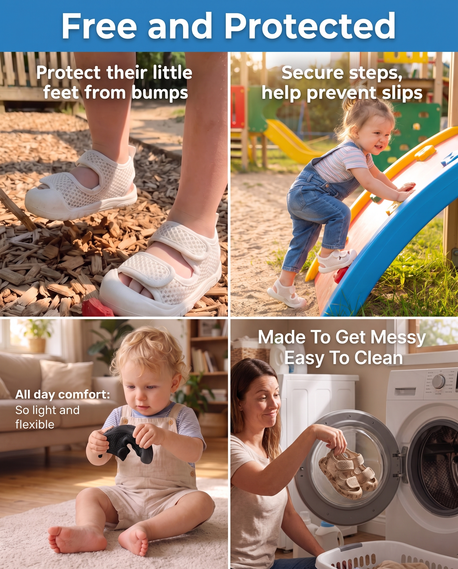 WHITE - LittleSteps™ SANDALS