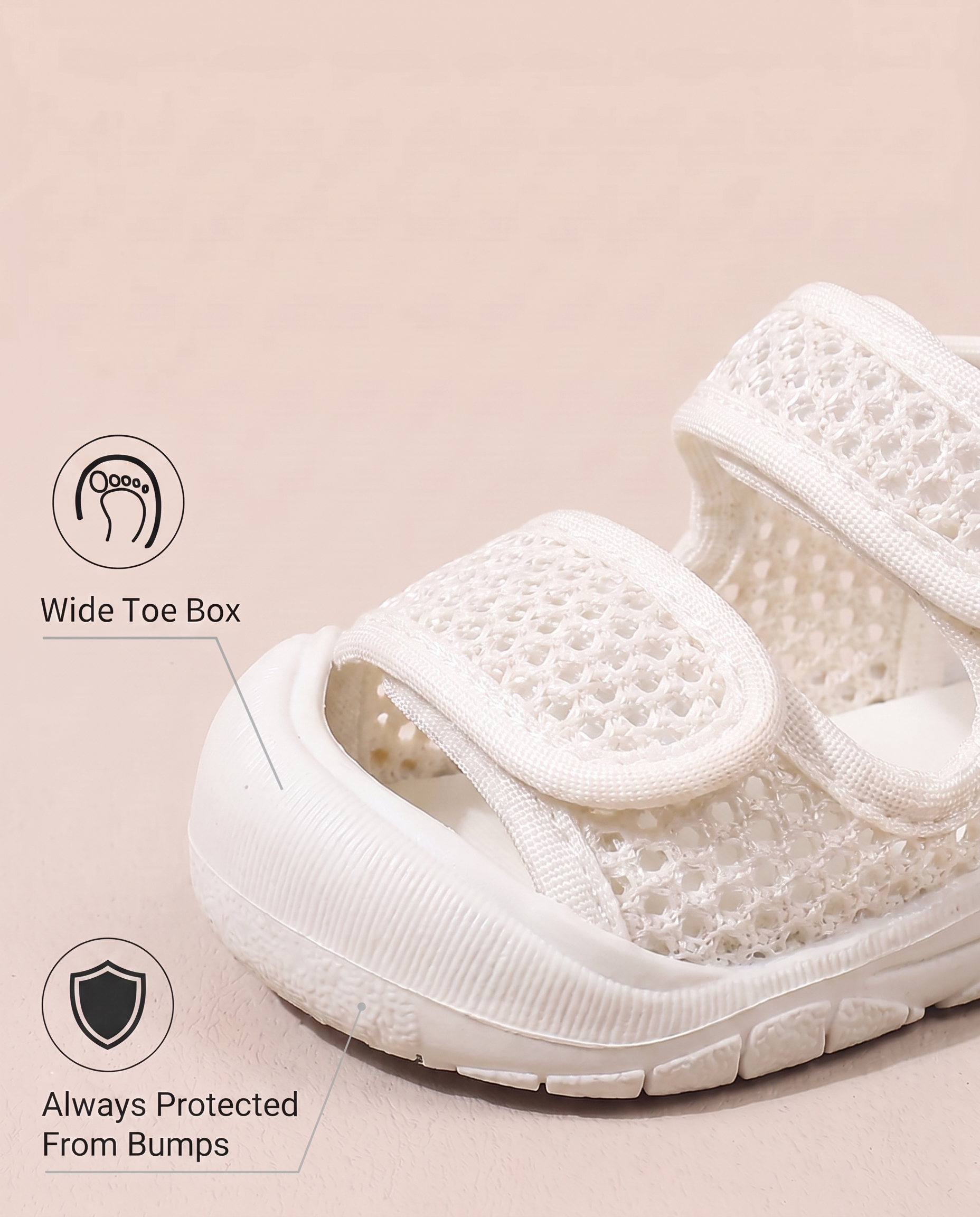 WHITE - LittleSteps™ SANDALS