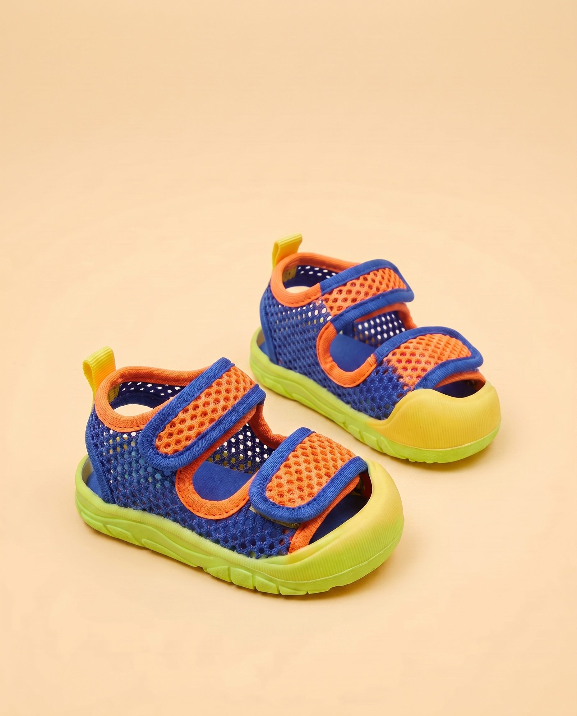 ORANGE/BLUE - LittleSteps™ SANDALS - LIMITED EDITION