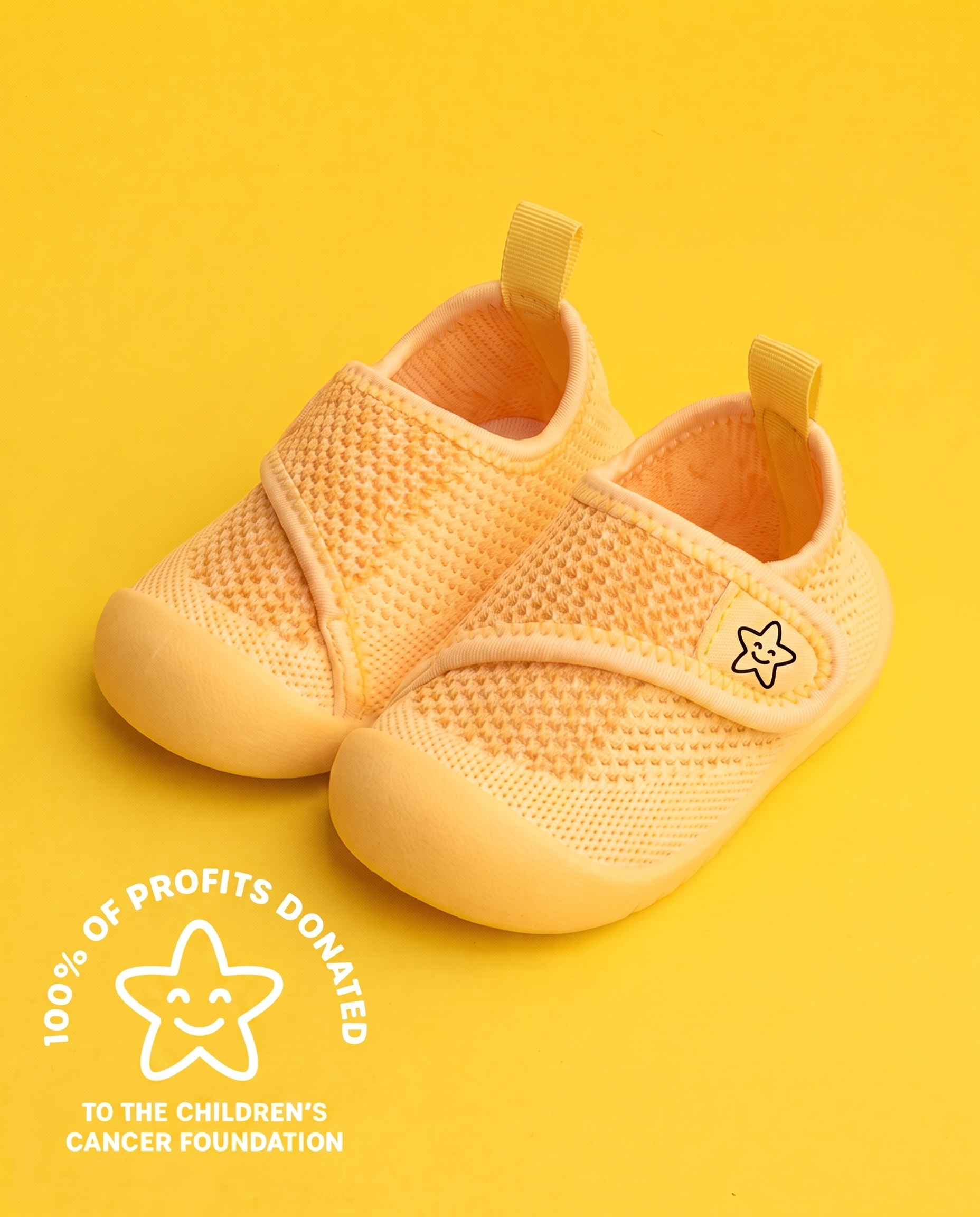 BABYSTAR YELLOW - LITTLESTEPS™ VELCRO WALKERS