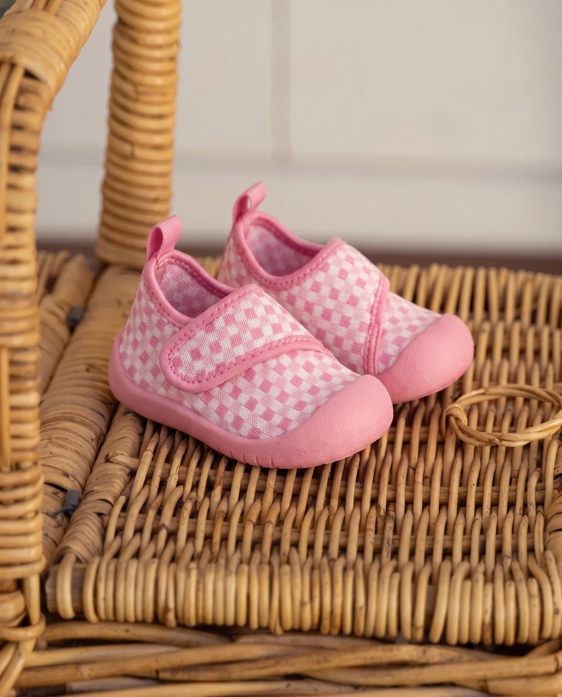 Strawberry Checker - LITTLESTEPS™ VELCRO WALKERS